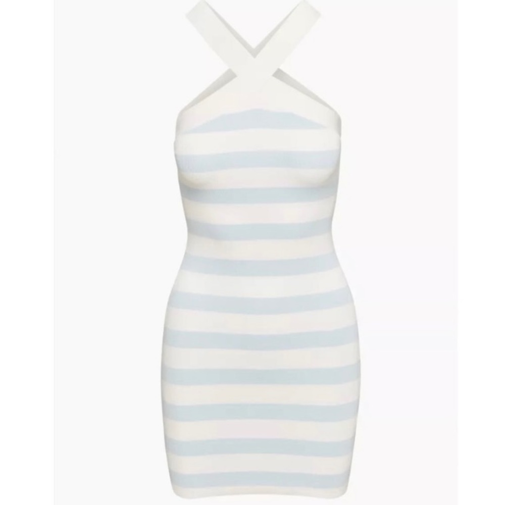 BABATON Sculpt Knit Criss Cross Dress